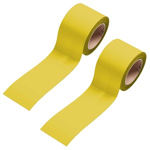 EICHNER Magnetbänder gelb 4,0 cm x 10,0 m, 2 Rollen