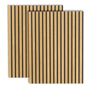Kerkmann Akustikpaneele Wand Oxford 19000153, eiche, anthrazit 60,0 x 80,0 cm, 2 St.