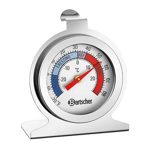 Bartscher A300 Gefrier- & Kühlschrankthermometer silber, 1 St.