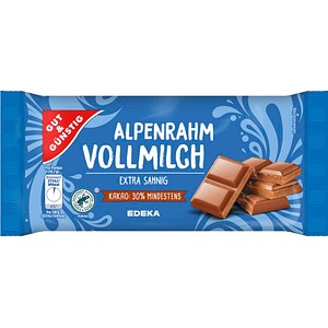 GUT&GÜNSTIG Extra sahnig Schokolade 100,0 g, 1 St.