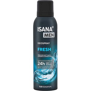 ISANA MEN FRESH Deo-Spray 200,0 ml