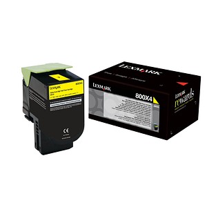 Lexmark 80C0X40 gelb Toner Lexmark 80C0X40 gelb Toner