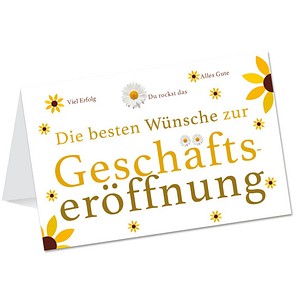 LUMA Karte zur Geschäftseröffnung LU2171 DIN B6, 1 St.