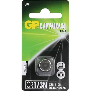GP Knopfzelle CR 1/3N Lithium 3,0 V, 1 St.