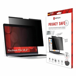 DISPLEX® Privacy Safe magnetische 2-Wege Display-Blickschutzfolie für Apple MacBook Pro 16,2"
