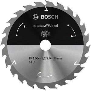 BOSCH Standard for Wood Kreissägeblatt 165,0 mm, 24 Zähne