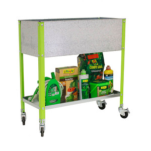 Simonrack Hochbeet SIMONGARDEN URBAN Metall grün, silber rechteckig 120,0 x 60,0 x 92,5 cm, 1 St.