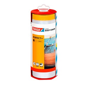 tesa EASY COVER® PERFECT+ XL Abdeckfolie mit Abroller transparent 260,0 cm x 17,0 m 1 Rolle