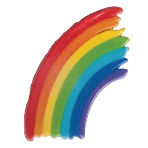 Rayher Wachsmotiv mehrfarbig Regenbogen, 1 Pack
