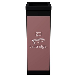PAPERFLOW Mülleimer 60,0 l schwarz, braun, 1 St.