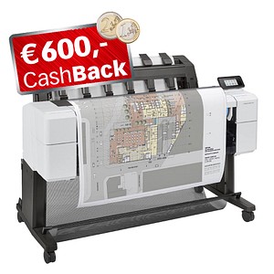 AKTION: HP DesignJet T1600drPS 914 mm (36 Zoll) Plotter mit CashBack