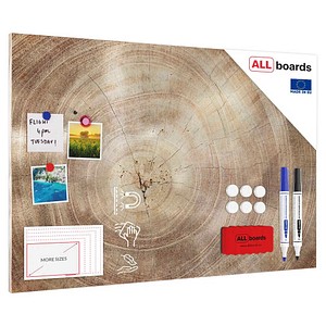 ALLboards Magnettafel 90,0 x 60,0 cm Baumstamm