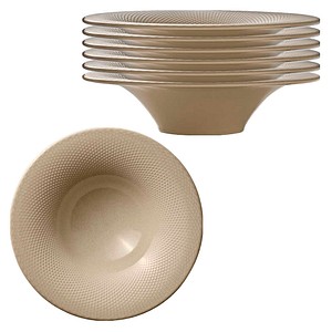 HEART & SOUL Teller PINE coup Relief almond beige Ø 27,0 cm, 6 St.