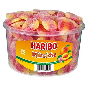 HARIBO PFIRSICHE Fruchtgummi 1350,0 g, 150 St.