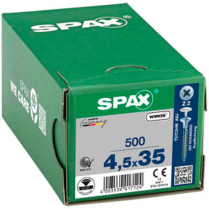 SPAX® Universalschrauben Z2 Senkkopf WIROX 35mm  x 4,5 mm, 500 St.