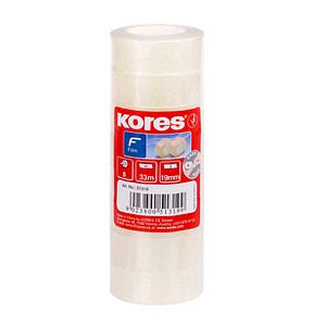 Kores® Tower Klebefilm transparent 19,0 mm x 33,0 m 8 St.