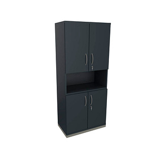 fm Regalschrank Sidney, 4260429769544 lavagrau 80,0 cm 44,2 cm, 1 St.