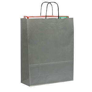 VP Geschenktüten Toptwist silber 24,0 x 31,0 cm, 150 St.