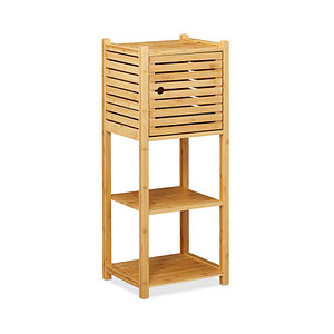 relaxdays Beistellregal braun 35,0 x 29,0 x 87,5 cm, 1 St.