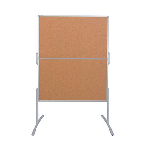 FRANKEN Moderationswand PRO klappbar 120,0 x 150,0 cm braun