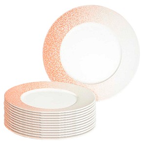 ID Fine Teller Brisa Finesse weiß/gold Ø 16,0 cm, 12 St.