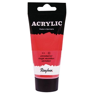 Rayher Acrylic Acrylfarben zinnoberrot 75,0 ml, 1 St.