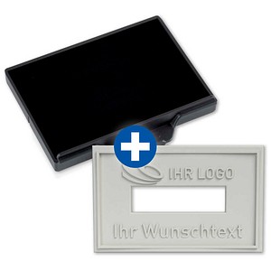trodat Stempelplatte + integriertes Stempelkissen Ersatz-Set für trodat 5430