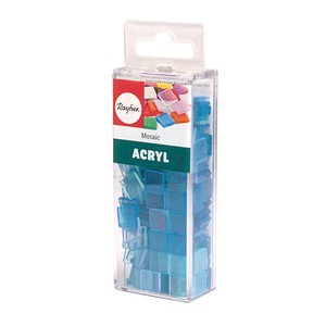 Rayher Mosaiksteine lagune Acryl transparent, 1 Pack