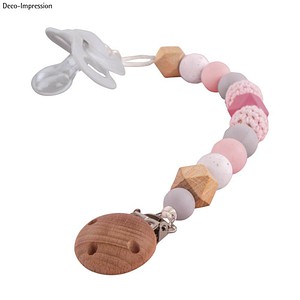 Rayher Bastelset Schnullerkette rosa/natur/weiß