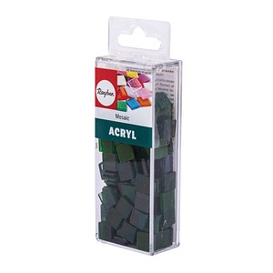 Rayher Mosaiksteine jade Acryl transparent, 1 Pack