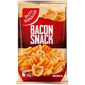 GUT&GÜNSTIG BACON SNACK Chips 130,0 g, 1 St.