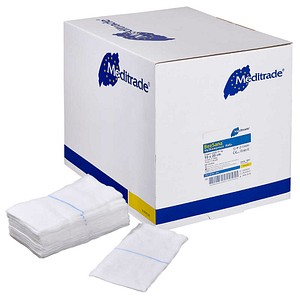 Meditrade® Mull-Kompressen BeeSana®mit Röngtenkontrastfaden 1041 weiß 10,0 x 20,0 cm, 20x 20 St.