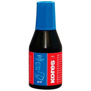 Kores® Stempelfarbe 71308 blau 28,0 ml