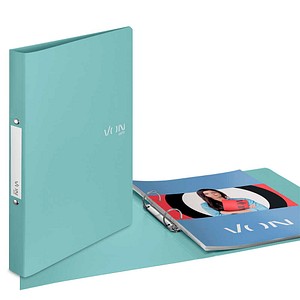 VON LEITZ Ringbuch 2-Ringe pastellblau 2,5 cm DIN A4, 1 St.