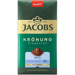 JACOBS Krönung MILD Kaffee, gemahlen Arabicabohnen mild 500,0 g