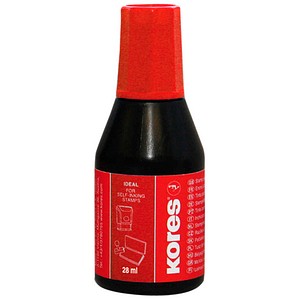 Kores® Stempelfarbe 71328 rot 28,0 ml
