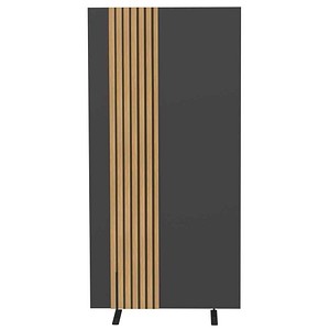 Kerkmann Akustik-Trennwand Oxford 45004053, anthrazit 80,0 x 165,0 cm, 1 St.