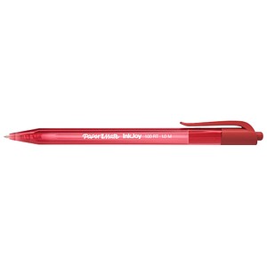 PaperMate Kugelschreiber InkJoy 100 RT rot/transparent, Schreibfarbe: rot, 1 St.