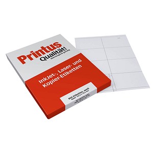 Printus Etiketten weiß 105,0 x 70,0 mm, 100 Blatt