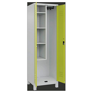 CP Putzmittelschrank Classic Plus 080110-00 S10010 clowngrün, lichtgrau 4 Fachböden 60,0 x 50,0 x 195,0 cm, aufgebaut, 1 St.