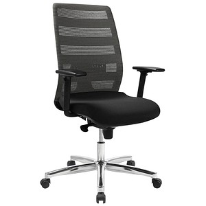 Topstar Bürostuhl AirPoint II, AP39TW2MT0CX3 Kunststoff grau, Gestell chrom