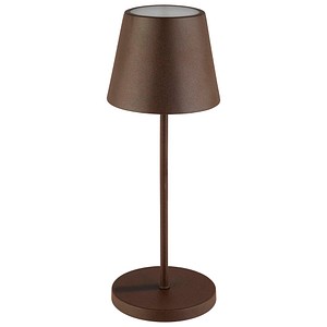 APS MERLE LED Akku-Tischleuchte rostfarben 2,0 W