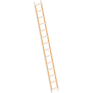 Layher Dachdeckerleiter 1046 braun 14 Sprossen, H: 415,0 cm