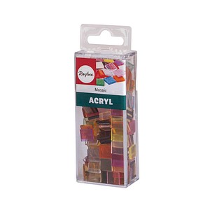 Rayher Mosaiksteine mehrfarbig Acryl transparent, 1 Pack