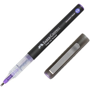 FABER-CASTELL Free Ink Tintenroller grau 0,8 mm, Schreibfarbe: violett, 1 St.