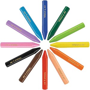 BIC Kids Plastidecor Triangle Wachsmalstifte farbsortiert, 144 St.