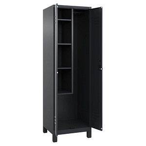 CP Putzmittelschrank Classic Plus 080110-00 S10012 anthrazitgrau 4 Fachböden 60,0 x 50,0 x 195,0 cm, aufgebaut, 1 St.