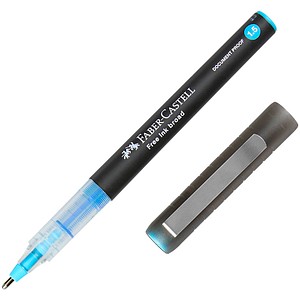 FABER-CASTELL Free Ink Tintenroller grau 0,8 mm, Schreibfarbe: blau, 1 St.