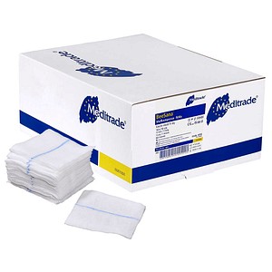 Meditrade® Mull-Kompressen BeeSana®mit Röngtenkontrastfaden 4314 weiß 10,0 x 10,0 cm, 15x 20 St.