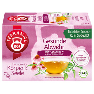 TEEKANNE Gesunde Abwehr Bio-Tee 18 Portionen